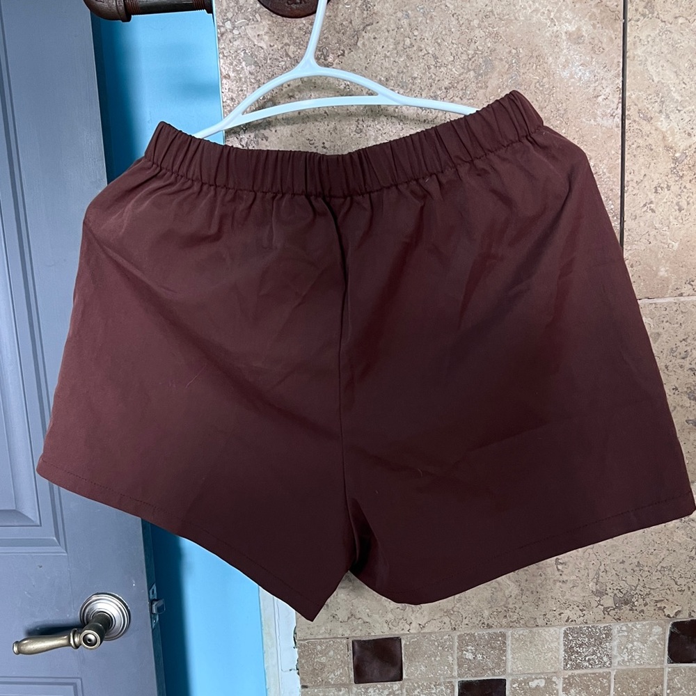 SHEIN brown shorts